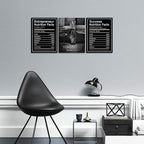 KAWAHONE Motivational Mindset Canvas Wall Art, Success Entrepreneur Nutrition - Image 2