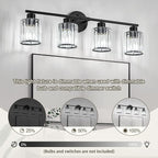 Crystal Bathroom Light Fixtures, Bathroom Lighting Fixtures Over Mirror - Image 8