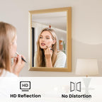 Amorho 30x36 Inch Bathroom Mirror, Wall-Mounted Mirrors Perfect - Image 2