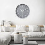 HZDHCLH Wall Clocks Battery Operated, Wall Clock Gray, 8 inch Wall Clock Silent - Image 9