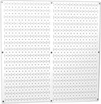 Wall Control 30-P-3232W White Metal Pegboard Pack by Wall+Control