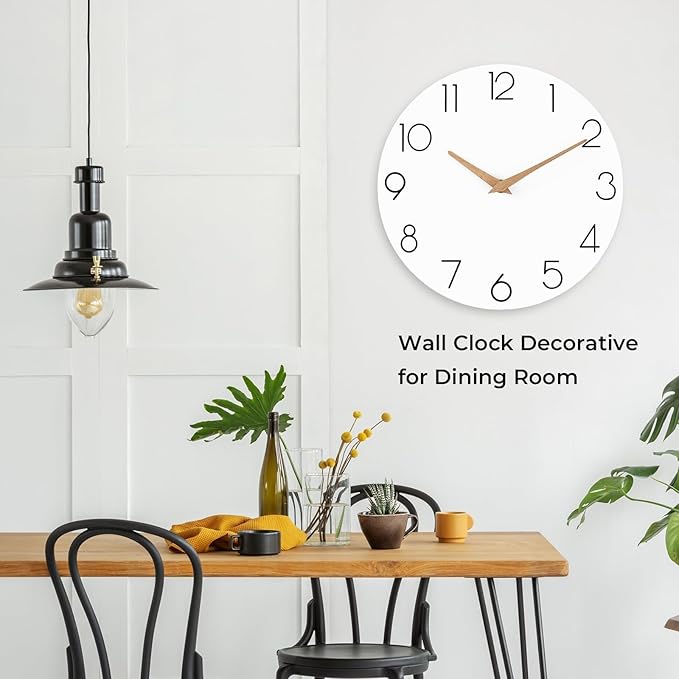 cicininc Wall Clock, Decorative Battery Operated Wall Clocks - Image 6