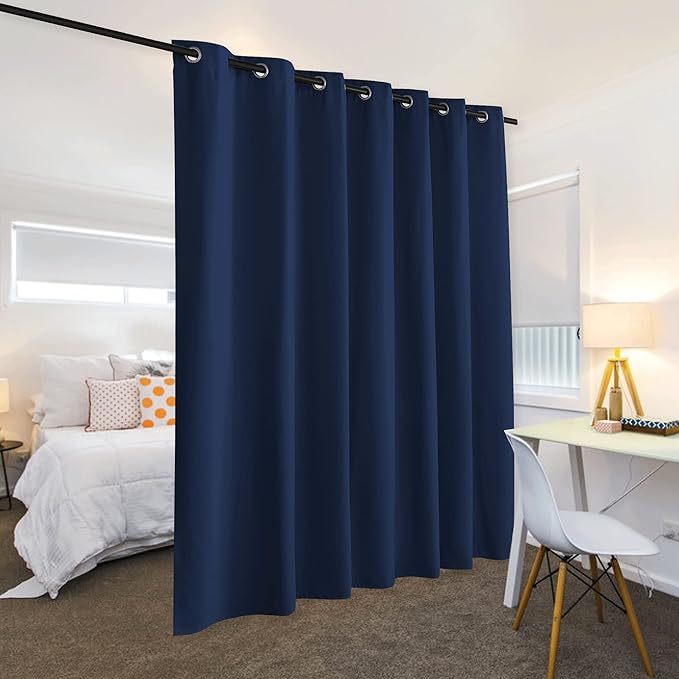 RYB HOME Blackout Curtains Soundproof Energy Saving Insulating Privacy Room - Image 3