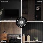 Large Wall Clock for Living Room Decor Non-Ticking Quiet Metal Quartz Clocks - Image 4