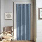 NICETOWN Stone Blue Blackout Doorway Curtain 80 inches Long by NICETOWN