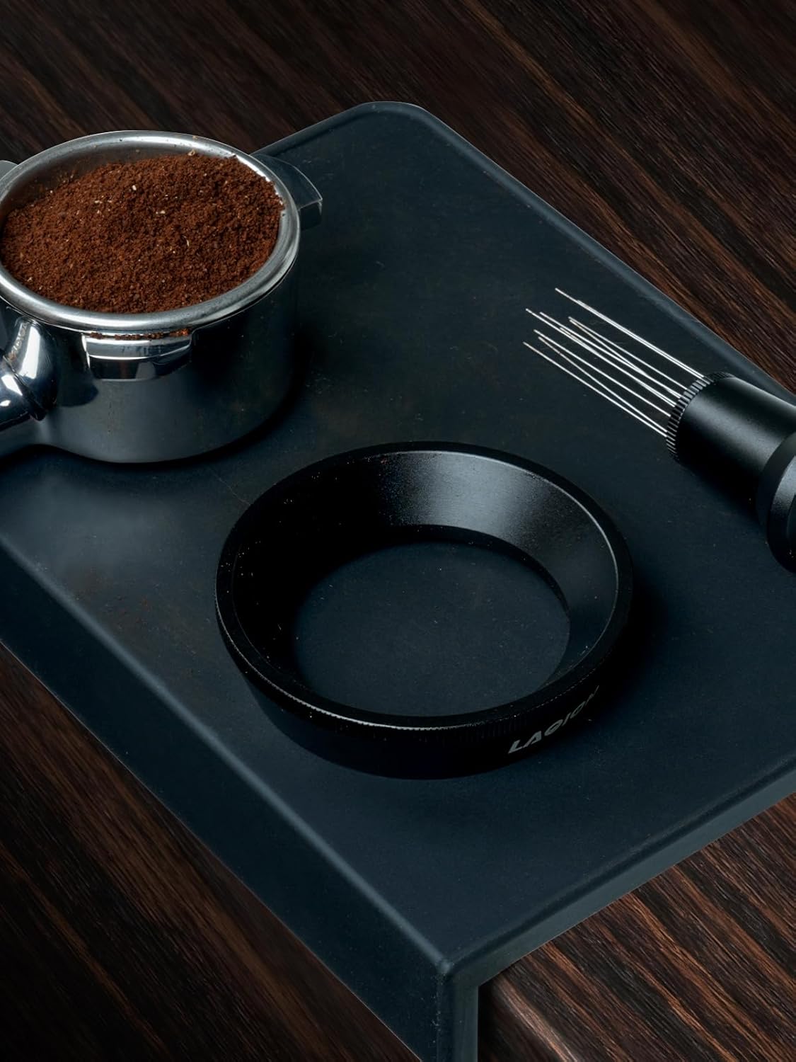 54mm Dosing Funnel, Espresso Tools Easy Clean Design with Magnetic, Espresso Dosing Funnel Fits for 54mm Breville Portafilter for Barista