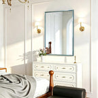 AAZZKANG Large Wall Mirror Decor Metal Framed Mirrors 26"x18" - Image 5