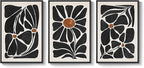 Large Framed Boho Floral Wall Art - Image 9