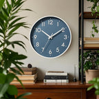 Mosewa Wall Clock 12 Inch, Battery Operated Silent Non-Ticking Modern Analog - Image 2