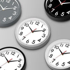 DAXSMY 12 Inch Wall Clock Battery Operated Silent Non Ticking Analog Modern - Image 2