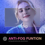 LOAAO 40”X38“ RGB LED Bathroom Mirror - Image 5