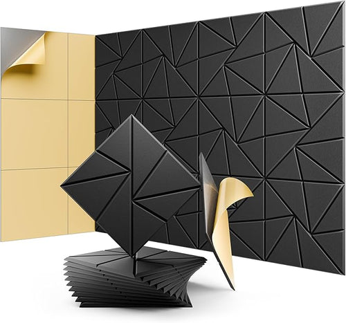 12 Pack Acoustic Panels, Sound Proof Foam Panels by LEIYER