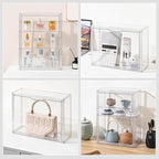 4 Pack 3 Tier Clear Display Case - Image 8