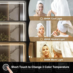 Ratsamee 40x30 Inch LED Bathroom Mirror - Image 3