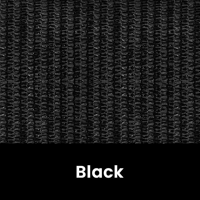 6'W x 6'H Black Patio Shades Roll up Outdoor Roller Shade Crank Wand Blind - Image 9