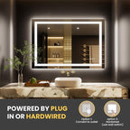LOAAO 48"x24" LED Bathroom Mirror - Image 6