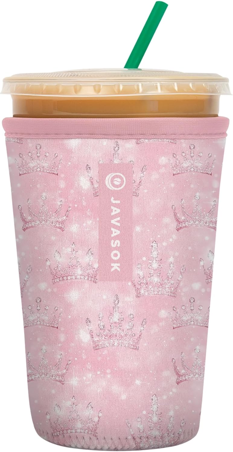 Sok It JavaSok Iced Coffee & Cold Soda Insulated Neoprene Cup Sleeve (Wand of a Kind, Medium: 22-28oz)