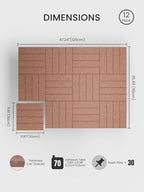 Bumusty Large Cork Board Alternative-48 x 36" Felt Bulletin Board Tiles - Image 2