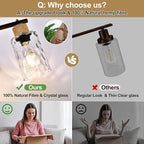 MOKATNG Bathroom Light Fixtures, 4-Light Coastal Vanity Lights - Image 6