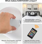 Battery Operated Wall Sconces Set of Two, Wireless Rechargeable Wall Light - Image 4