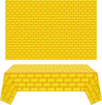 Chuangdi 2pcs 4.5 x 9 Feet Brick Wallpaper Peel and Stick Backdrop Tablecloth by Chuangdi