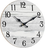 KECYET Wall Clock Battery Operated 14 Inch Large Gray Silent Non Ticking - Image 3