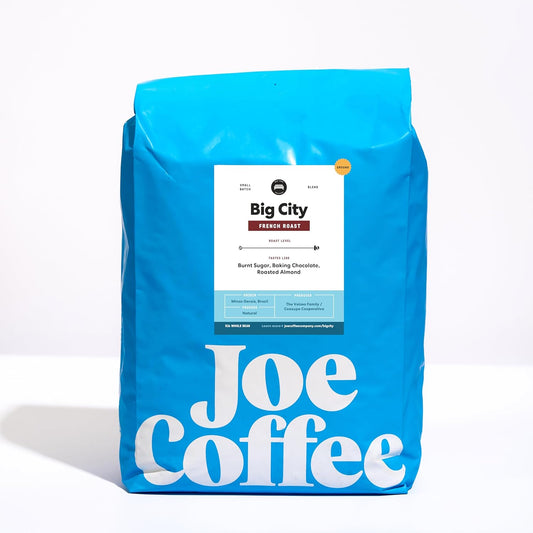 Joe Coffee Company - Big City Ground Specialty Coffee, 5 lb Bag | NYC Roaster, Rainforest Alliance Certified, Kosher, Climate-Friendly