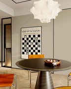 Dimoon 236''x17.7'' White Peel and Stick Wallpaper Contact Paper Modern Self - Image 3