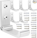 6Pcs Folding Coat Hooks, Matte Black Wall Hooks by MsBong