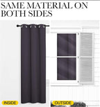 NICETOWN Greyish Purple Blackout Curtains 78 inches Length - Image 5