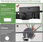 Indoi 5-Light Black Bathroom Vanity Light Fixture - Image 5