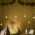 YOLIGHT Wishing Ball Curtain Lights 200 LED Window Curtain String Lights by Yolight