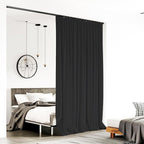 Room Divider Curtains for Ceiling Track Rod, 4.3 ft Wide x 7 ft Tall, 1 Panel - Image 2