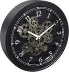 CLXEAST 15 Inch Real Moving Gear Wall Clock, Vintage Industrial Steampunk Metal - Image 9