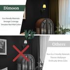 Dimoon 78.7''x17.7'' Black Peel and Stick Wallpaper Contact Paper Modern Self - Image 8
