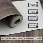 Wood Grain Peel and Stick Floor Tiles – 11.8” Width, Full Roll Length of 118" – - Image 3