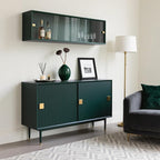 Yancorp 16"x394" Matte Emrald Green Peel and Stick Wallpaper Removable Contact - Image 3