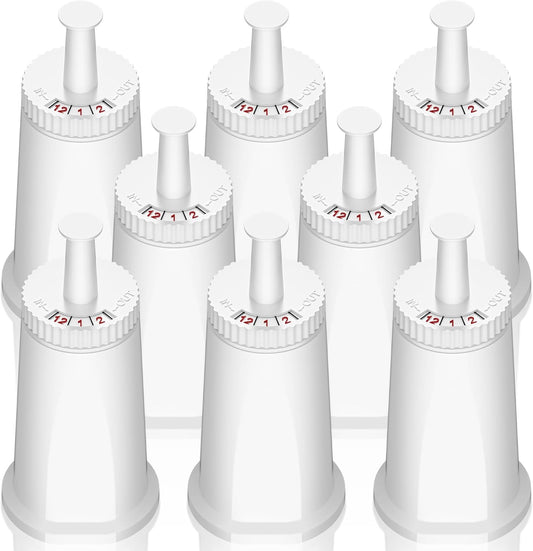 Replacement Water Filter for Breville Espresso Machine Barista Touch BES880, Barista Pro BES878, Oracle Touch BES990, Oracle BES980, Dual Boiler BES920 Bambino ClaroSwiss Sage, 8 Pack