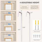 48"x14" Door Mirror, Rustic Full Length Mirror, Over The Door Hanging Mirrors - Image 5