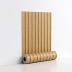 Peel and Stick PVC Slat Wall Panels, Wood Grain Self-Adhesive Soundproof by LVSHI