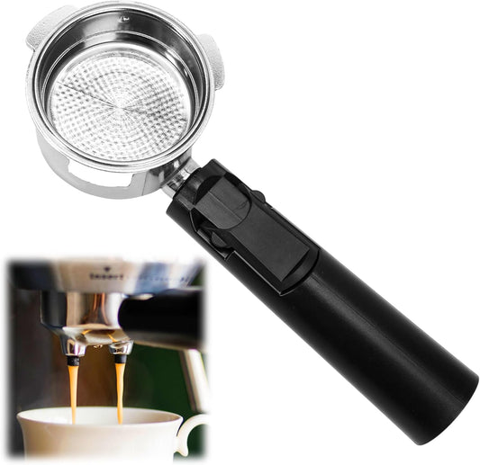 Coffee Espresso Machine Handle Replacement Parts, Cafe Bracket Handle Portafilter Filter Basket for Lidl Silvercrest CM4621 CM4216 KF5002 KF500S Barista with FILTER VASKET