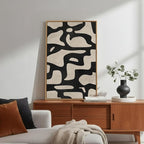 Framed Neutral Abstract Wall Art, Large Modern Canvas Prints Paintings Artwork - Image 8