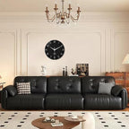 XNM Minimalist Wall Clocks Battery Operated 16 Inches Or Larger Black Wall Clock - Image 2