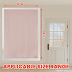 AJAZZ self Adhesive Portable 100% Blackout Curtains Simple and Easy to - Image 5