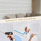 Heikki 30 Pack 3D Wall Panel for Interior Wall Décor, PVC Flower Textured Wall - Image 3