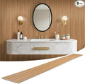 WPC Slat Wall Panels 8 Pack 96" x 8.2", Waterproof Fluted Wall Paneling by LARWORKS
