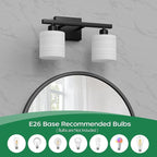 PARTPHONER Bathroom Light Fixtures, Bathroom Lighting Fixtures Over Mirror - Image 4