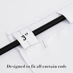 RYB HOME Small Window Curtains - Image 3