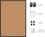 Cork Board Bulletin Board 48" x 36", Office Board - Image 8