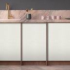 White Peel and Stick Wallpaper Slight Velvety Feeling Woven Fabric Grasscloth - Image 4